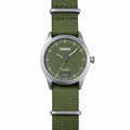 Timebot Silver Case Pedometer Watch - Green