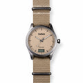Timebot Matt Gun Case Pedometer Watch - Beige
